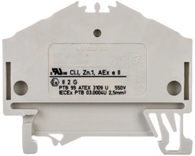 Złączka szynowa 4-przewodowa 2,5mm2 jasnoszara 280-996 /100szt./