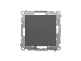 SIMON 55 Wyłącznik pojedynczy szybkozłącza grafitowy mat TW1.01/116 KONTAKT SIMON