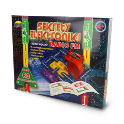 Sekrety elektroniki mini + radio FM 80 eksperymentów 59568 DROMADER