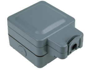 Bezpiecznik 13A 1 -ścieżki MK Electric Przełączany IP66, IP56 200V ac, 250 V ac BS 1363 Pt. 2