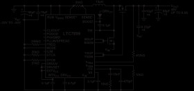 140V, Low I, Negative to Positive Synchronous Boost Controller with 10V Gate Drive