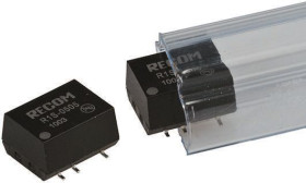 Przetwornica DC-DC, 1W, Uwe 21,6 → 26,4 V DC, Uwy 12V dc, Iwy 84mA, Recom