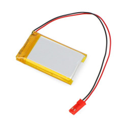 Akumulator Li-Pol Akyga 1000mAh 1S 3,7V - złącze JST-BEC + gniazdo - 48x30x7mm