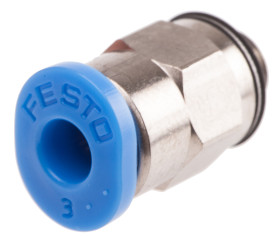 Złączka pneumatyczna M5 męskie Wciskane 3 mm Festo Adapter gwintowany prosty M5 męskie