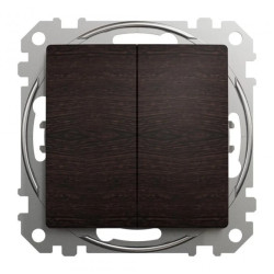 Łącznik podwójny schodowy, wenge, efekt drewna, Sedna Design i Elements SDD181108