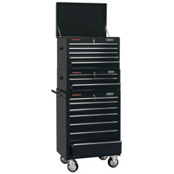 Draper 04594 26&quot; Combined Roller Cabinet and Tool Chest (15 Drawers)