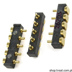 5xSpring-Connector Spring 5Pin Rast. 3 mm H 4 - 6 mm SIL5 OEMS