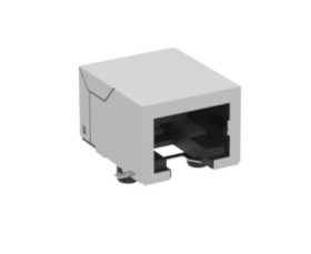 Moduł złącza RJ Żeński Złącze RJ45 Przepust Cat3, Cat4 ERNI, 8P-8C-żyłowe