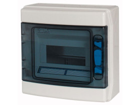Szafka modułowa IKA do fotowoltaiki PV 1x8 modułów natynkowa odporność UV IP65 IK08 N/PE IKA-1/8-ST-UV 174189 EATON