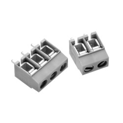 CamdenBoss CTB55VG/3 3 Way Low Profile 24A Terminal Block 5mm Pitch