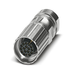 Złącze wielostykowe przemysłowe 17-pinowe M17 Montaż na kablu Wtyczka Phoenix Contact