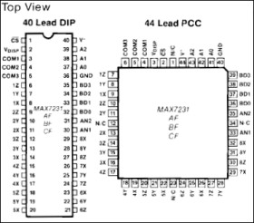 Drives 10-Digit/7 Segments; Serial Input Format; 2 Annunciators per Digit