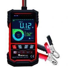 Inteligentny tester akumulatorów TOOLTOP 3,2-calowy kolorowy ekran 12,0V 24,0V Inteligentny wybór obsługi testerów akumulatorów