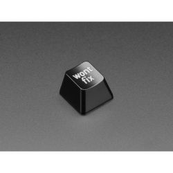 Etched Glow-Through Keycap &quot;wont fix&quot; Text - nasadka na przełącznik do klawiatury mechanicznej