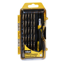 Rolson 28290 31pc Precision Screwdriver Set