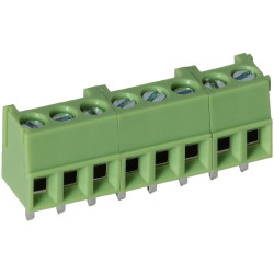 TruConnect 211795 3.5mm 8 Way Low Profile Rising Clamp Terminal Block