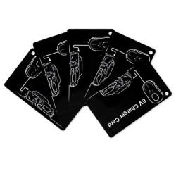 Qoltec Karty zbliżeniowe do stacji ładowania EV 5szt. Hotel, parking