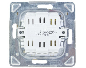 IMPRESJA Łącznik kontrolny z podświetleniem ecru ŁP-12YS/m/27