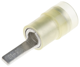 Konektor płaski, Żółty 10AWG 6mm² 12AWG 4mm², RS PRO Bez osłony