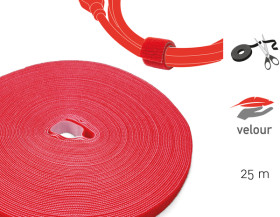 PRO 1260 Hook and Loop Tape, 82 ft, red