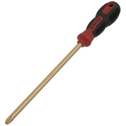 Sealey NS099 Screwdriver Phillips #4 x 200mm Non-Sparking