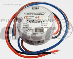 Zasilacz dopuszkowy 12V 0,83A 10W IP67 plastik