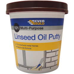 Everbuild MPBN1 Multi Purpose Linseed Oil Putty 101 Brown 1kg