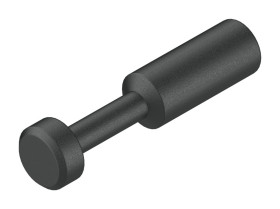 Zaślepka, seria: QSC, do użytku z: Złączka QS na wcisk, rozmiar rury: 8mm, PBT, dł. całkowita: 37mm