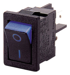 Przełącznik kołyskowy Wł.-wył. Nie 10 A DPST Niebieski Arcolectric (Bulgin) Ltd