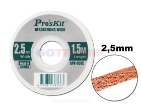 8PK-031C plecionka do odsysania cyny 2,5mm 1,5m