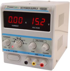 Zasilacz regulowany serwisowy DC 15V/2A 1502D