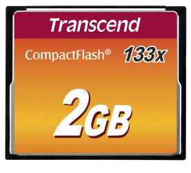 Karta pamięci flash CompactFlash, 2 GB, Transcend MLC -25 → +85°C