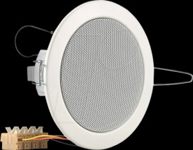 DL 10 Ceiling loudspeaker, 100 V, IP54, 10 cm, white