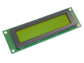 Wyświetlacz LCD Display Elektronik DEM20231SYH-PY-CYR22 czarny żółto-zielony (S x W x G) 116 x 37 x 12 mm