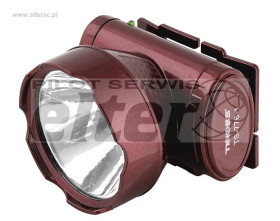 Latarka czołowa 1xLED czerwona TS-776 AKU