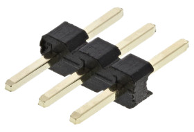 Złącze szpilkowe 3-pinowe raster: 2.0mm -rzędowe HARWIN Przewlekany 1.0A