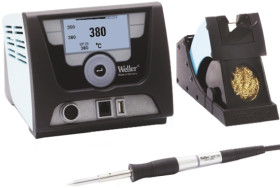 Stacja lutownicza Weller 1-wyjściowa Rozlutowywanie / Lutowanie 200W Typ F — wtyczka Schuko, typ G — brytyjski