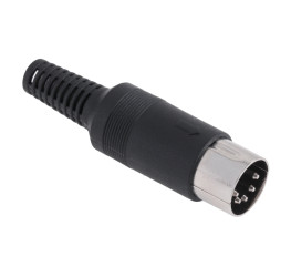 DIN 5-pin Plug, Male