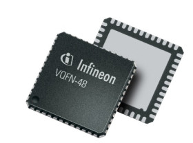 Mikrokontroler Infineon TLE984x VQFN 48-pinowy Montaż powierzchniowy ARM Cortex M0 48 kB 32bit 25MHz Flash