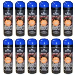 Farba geodezyjna do znakowania niebieska 500ml spray 12 sztuk SOPPEC Track Marker
