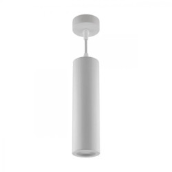 Lampa sufitowa pojedyncza wisząca tuba nad stół WESPA biały GU10 03248 STRUHM