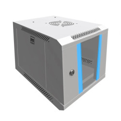 Szafa rack montowana na ścianie Extralink 4U 10 Szara