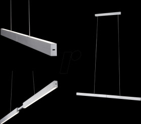 76988 Aptare LED pendant light fixture, 2700 K, 2050 lm, 2x16.5 W, dim