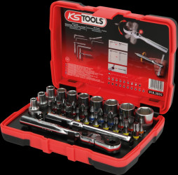 918.3005 1/4" TORSIONpower bit socket box, 33 pieces