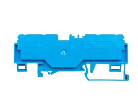 Złączka szynowa 4-przewodowa 4mm2 niebieska 880-834 /50szt./