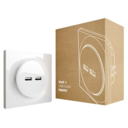 Fibaro Walli N USB Outlet FGWU-021 - podwójne gniazdo USB