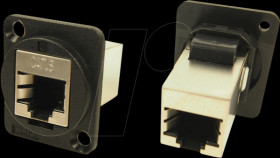 CP30222SX RJ45 Adapter Front Panel Mount, Cat.6, FT Series