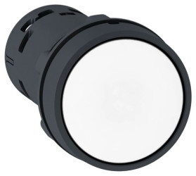 Przycisk z samopworotem biały 1NO XB7NA11