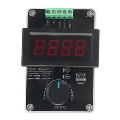 Generator sygnału prądowego/ napięciowego 0-20mA/ 4-20mA/ 0-10V Źródło sygnału prądu analogowego regulowane