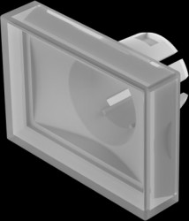 Pressure cap, 21.5 mm x 15.3 mm, rectangular, for 51 series, 51-901.9